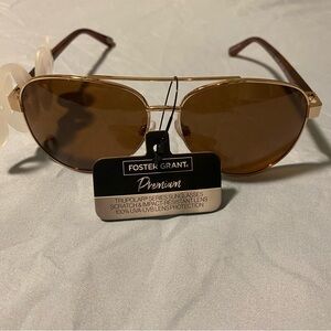 Foster Grant Premium Gold Sunglasses